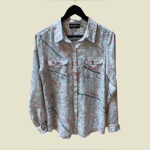 Karl Lagerfeld size small blouse.